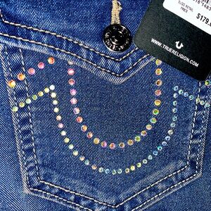Brand new true religion rhinestone jeans.  Size 27.